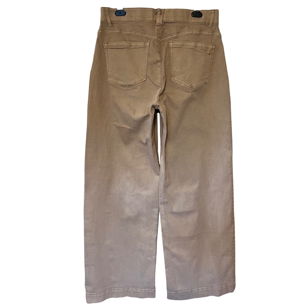 NWT Democracy Ab-solution High Rise Wide Leg Pants Tan Khaki Women's Size 10 - Picture 3 of 11